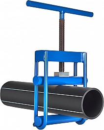 Применение передавливателя для полиэтиленовых труб Gas Fusion 16-90 мм