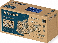 Упаковка штробореза Зубр Профессионал ЗШ-П45-2200 ПТК Упаковка штробореза Зубр Профессионал ЗШ-П45-2200 ПТК